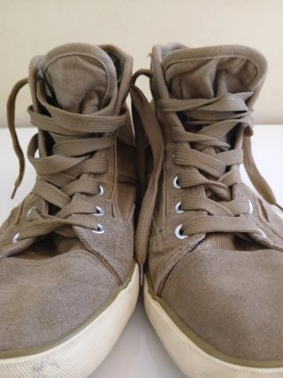 Sneakers alte tela taglia 44