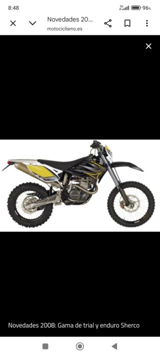 Sherco 450i 2008 Enduro/Trial Moto