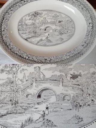 Fuente de porcelana vargas Segovia