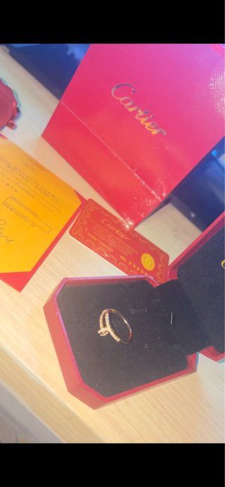 Anillo Cartier Oro Diamantes