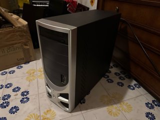 PC Fisso Desktop Nero/Argento