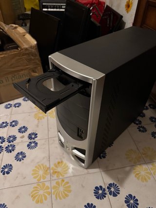 PC Fisso Desktop Nero/Argento