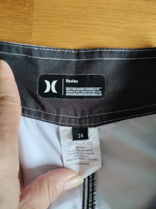 Bañador Hurley Phantom Talla 34 Azul/Blanco