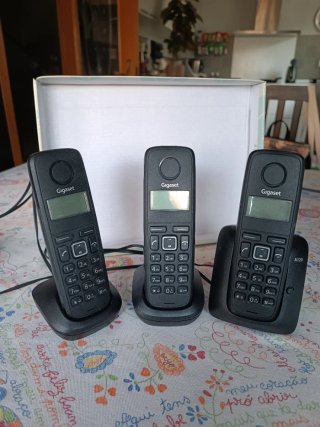 Teléfonos Inalámbricos Gigaset Negros