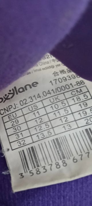 Pattini Oxelo Decathlon Viola/Grigio 29/32