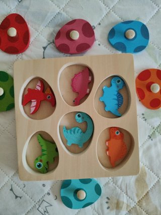 Lote Puzzles Montessori Madera Bebé