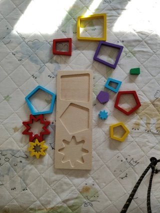 Lote Puzzles Montessori Madera Bebé