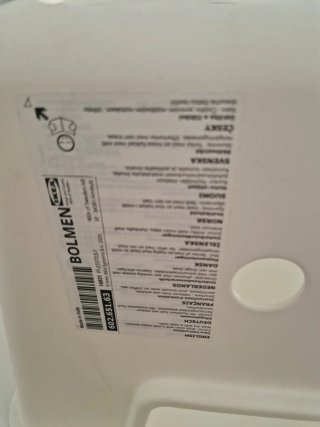 Taburete IKEA Bolmen blanco