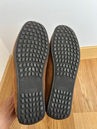 Mocasines Unit Serraje Marrón Camel Talla 40