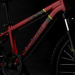 Bicicleta niños 20 pulgadas aluminio Rockrider ST 900 rojo