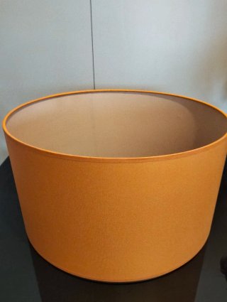 Pantalla de lámpara naranja cm 40
