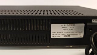 Amplificador A.R. Systems ARS 2502 Plata
