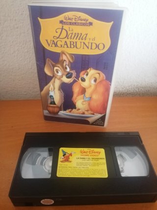 La Dama y el Vagabundo VHS Disney Clásicos