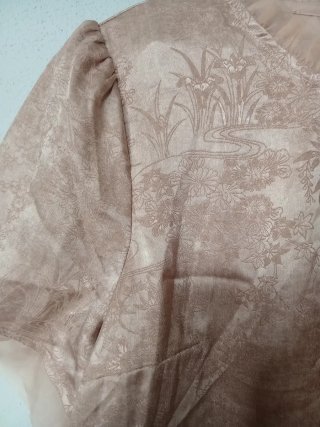 Vestido Blusa Rosa y Negro Talla XXL