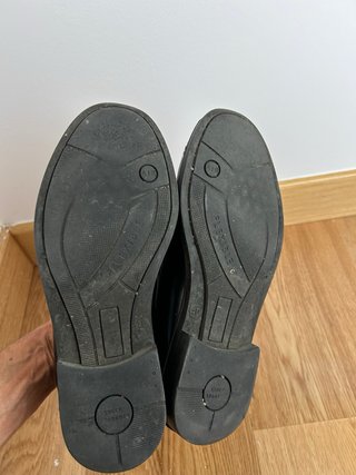 Mocasines piel Unit negros talla 40
