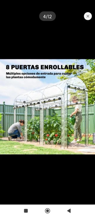 Invernadero de jardín 4 niveles
