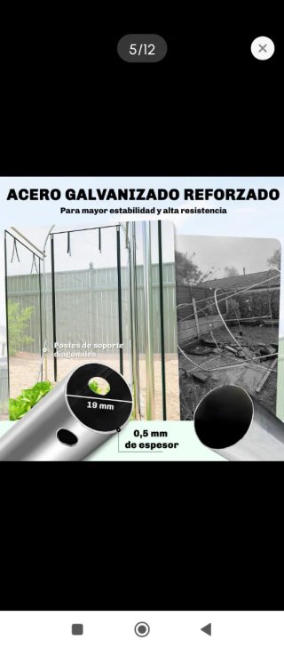 Invernadero de jardín 4 niveles