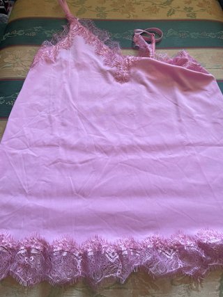 Top Rosemunde pizzo rosa
