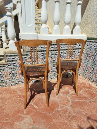 Sedie in stile Thonet restaurate