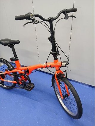 Bicicleta plegable de aluminio 20 pulgadas 7V Tilt 500 fluor