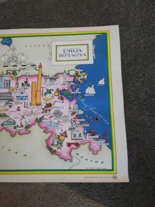 Mappa Esso Italia anni 70-80