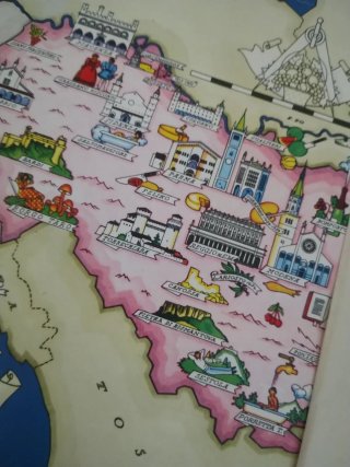 Mappa Esso Italia anni 70-80