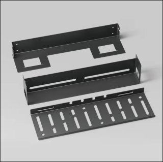 Organizador Cables Mesa Metal 40cm