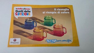 Tazzine Nutella 2025 Vetro Trasparente colorato