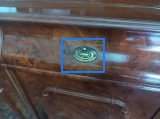 Mueble de comedor de madera