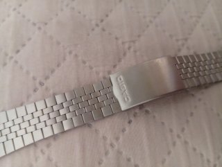 Correa Casio Metálica 18mm Plata
