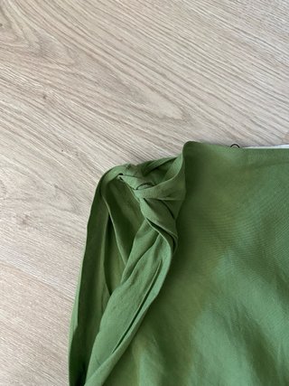 Vestido Frunce con Lino