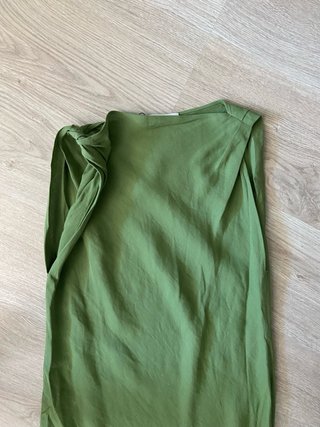 Vestido Frunce con Lino