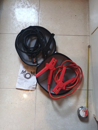 Pinzas de arranque para batería de coche