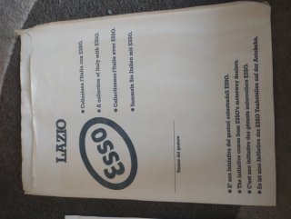 Mappa Esso Lazio anni 70/80