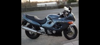 Suzuki GSX 750 F Moto Deportiva Azul/Gris