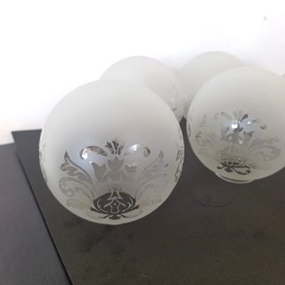 Bolas de cristal lámpara