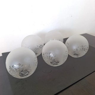 Bolas de cristal lámpara