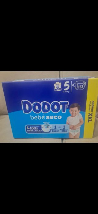 Fraldas Dodot Bebé Seco T5 - 152 unidades