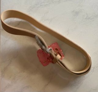 Twin Set cintura pelle fibbia gioiello