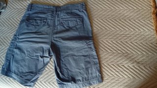 Pantalón corto cargo gris/azul
