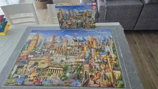 Puzzle 2000 piezas ciudades del mundo