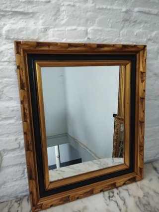 Espejo antiguo madera y cristal