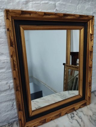 Espejo antiguo madera y cristal