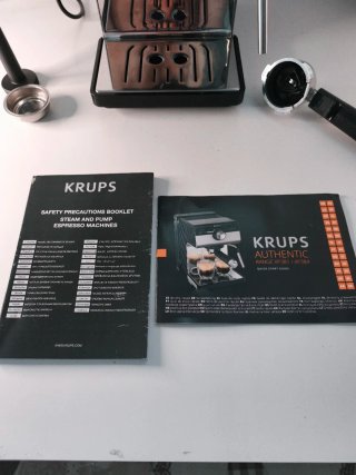 Cafetera Espresso Krups Authentic+ 15 bar
