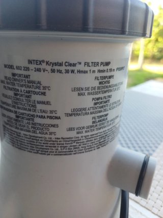 Bomba Filtro Piscina Intex Krystal Clear