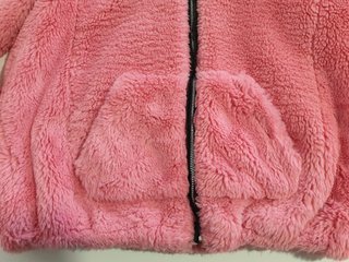 Abrigo pelo rosa Lefties talla XS