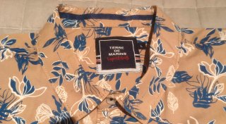 Camisa Estampada Manga Corta Terra De Marins Talla