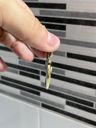 Colgante Cruz Bizantina Vintage Plata 925