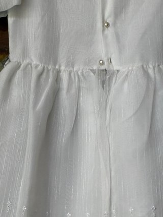 Vestido Comunión/Eventos Blanco T.12