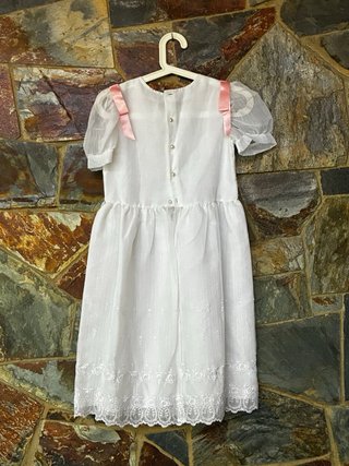 Vestido Comunión/Eventos Blanco T.12